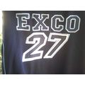Exco 27 Men's hoodie navy size XL zip front