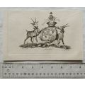 1790 engraving - coat of arms - Brandon