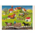 Monika Cronshagen Pfedemarkt Painting Postcard