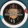 Montelago. $1 Casino Chip. Henderson, NV. B56.