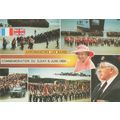 Commemoration Of D-Day WW2 1944 French Postcard