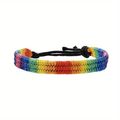 Pride Rainbow Unisex Cord Bracelet LGBT+ Friend...