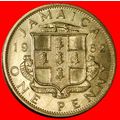 GREAT BRITAIN (1953-1963): JAMAICA★1 PENNY 1962...