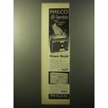 1960 Philco Advertisement - Leatherneck Model T-76 and Academy Model T-52 Radios