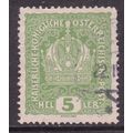 Austria 1916 Imperial Crown 5h Fine Used SG 248...