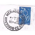 France 2005 BORDEAUX MERIADECK POSTMARK on Mari...