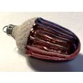 Vintage Mercury Glass Christmas Ornament Acorn ...