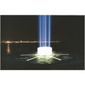 Frimerkjasalan: The Imagine Peace Tower at Videy.