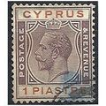Cyprus 1924 SG106 1pi Purple & Chestnut Fine Us...