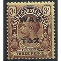 Turks & Caicos Islands 1918 SG147 3d Purple/Yel...