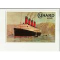 A Marine Art Postcard 1-23/6 CUNARD LINE Mauret...