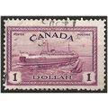 Canada 1946 SG406 $1 Purple Peace Issue Fine Us...