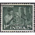 India, 1959 1R Telephone Factory Worker. SG 413...