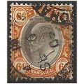 Transvaal 1904 SG266 6d Black & Orange Fine Use...