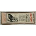 1955 Typhoo Wild Animals card 7 The Lion