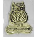 Owl Stamp. App 4x4.5cm. Stamping Cardmaking Scr...
