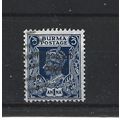 Burma.SG71 1a Blue.Fine Used.Jul25c