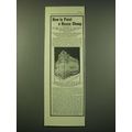 1902 Cararra Paint Ad - Waldorf-Astoria - How t...