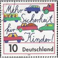 GERMANY, ROAD, Child Safety, white 1997, 10pf, #2