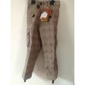 E408 BOYS BROWN WATERPROOF SKI TROUSERS 8YR XS ...