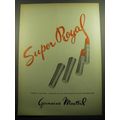 1958 Germaine Monteil Super Royal Lipstick Advertisement