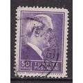 Turkey 1942 President Inonu 50k SG 1307 VGC