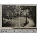 vintage postcard La Rochelle, Lac du Parc Charr...