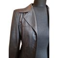 Black Vegan Leather Jacket EU42 UK S- M