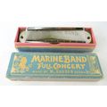 Vintage Hohner C Harmonica Marine Band Full Con...