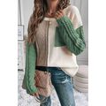 Vineyard Green Colorblock Patched Pocket Drop S...
