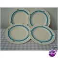 1987 Vintage 4 Fisher Price Dinner Plates