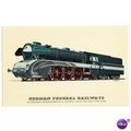 Railway Postcard German Federal Oil Fired 10001...