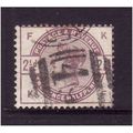 GREAT BRITAIN 1883 QV SG 190 2 1/2d LILAC LETTE...