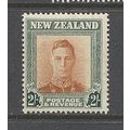 NewZealand.SG688 2sKing George VI (Brown-Orange...