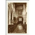 Gloucestershire BURFORD Church Interior Postcar...