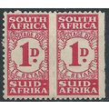 South Africa 1943 D31 1d Carmine Postage Due PA...