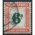 South Africa 1950 D43 6d Green & Bright Orange ...