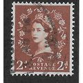 1958 2d 'WILDINGS' (MULTI -CROWN WMK) FINE USED...