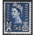 SG S11 (ʘ): 5d. royal blue Scotland Regional St...