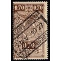 Belgium 1923 Railway Parcelpost 0,70Fr Used Sta...