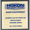 c1950s Church & Co, Hokon Snap-Tite, Reading, l...