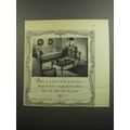 1952 Baker Furniture Ad - Baker is a special kind of furniture