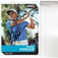 RICKIE FOWLER 2016 AUTOGRAPHED PGA GOLF TOUR MA...