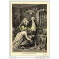 THE KING'S FAREWELL TO HIS FAMILY, MODERN REPRO...