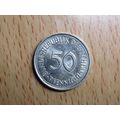 1985j 50 Pfennig Germany Coin