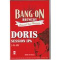 UNUSED PUMP CLIP FRONT - BANG ON BREWERY (WALES...