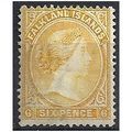 Falkland Islands 1896 SG34 6d Yellow Mounted Mi...