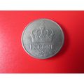 1974 NORWAY ONE KRONE FREE POST. AAF