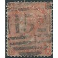 1866 SG94 4d Vermillion Plate 8 Check Letters "...
