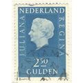 Netherlands 1969 - 2.50g greenish blue - Queen ...